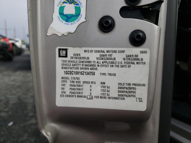 Photo 10 from auction – 2006 CHEVROLET SILVERADO with VIN 1GCEC19V16Z134750