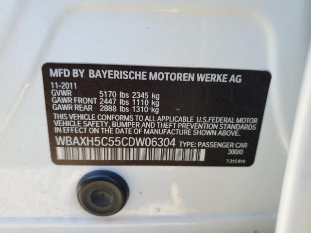 Photo 10 from auction – 2012 BMW 528 XI with VIN WBAXH5C55CDW06304