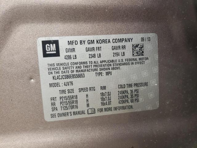 Photo 10 from auction – 2014 BUICK ENCORE with VIN KL4CJCSB6EB556653