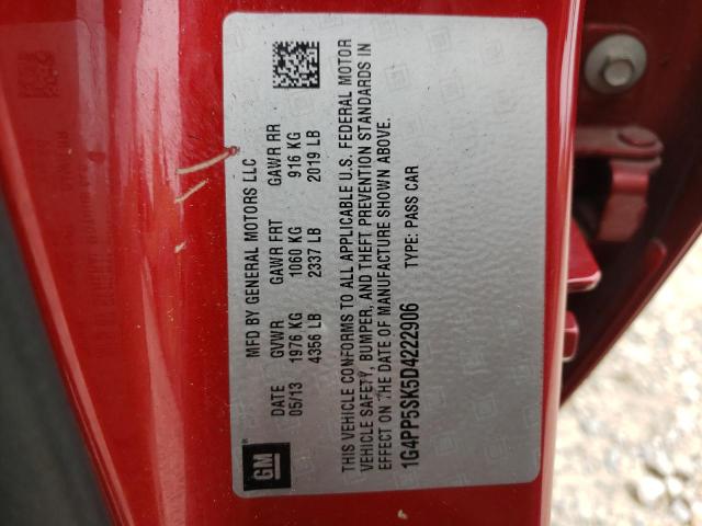 Photo 10 from auction – 2013 BUICK VERANO with VIN 1G4PP5SK5D4222906