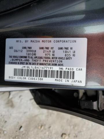 Photo 10 from auction – 2012 MAZDA 3 I with VIN JM1BL1L8XC1677191