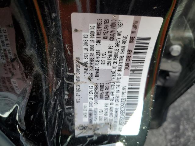 Photo 10 from auction – 2011 MAZDA CX-9 with VIN JM3TB2CA8B0329708