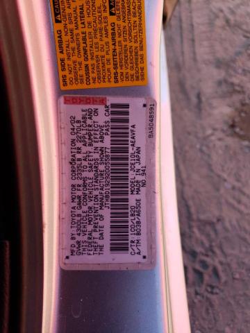 Photo 10 from auction – 2002 LEXUS IS 300 with VIN JTHBD192920055877
