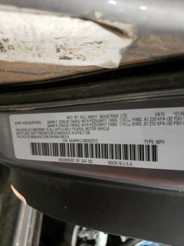 Photo 10 from auction – 2008 SUBARU OUTBACK 2. with VIN 4S4BP61C386352512