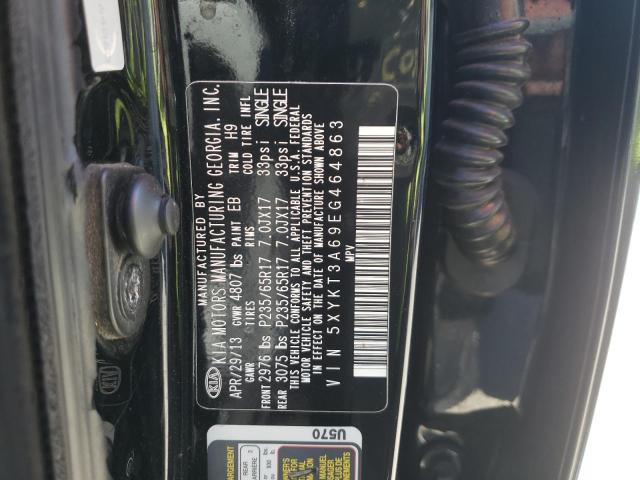 Photo 10 from auction – 2014 KIA SORENTO LX with VIN 5XYKT3A69EG464863