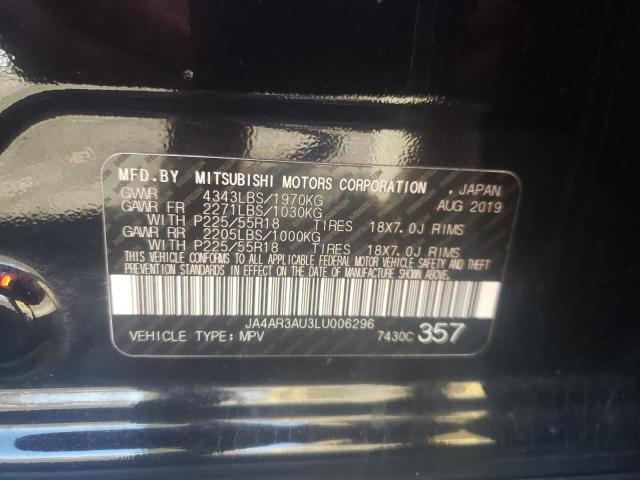 Photo 10 from auction – 2020 MITSUBISHI OUTLANDER with VIN JA4AR3AU3LU006296
