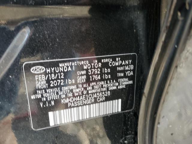 Photo 10 from auction – 2012 HYUNDAI ELANTRA GL with VIN KMHDH4AE1CU456528
