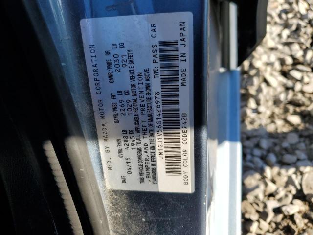 Photo 10 from auction – 2016 MAZDA 6 TOURING with VIN JM1GJ1V56G1426978
