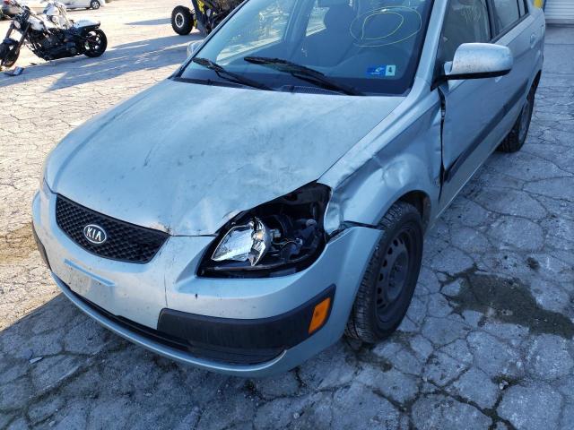 Photo 9 from auction – 2007 KIA RIO BASE with VIN KNADE123876261106