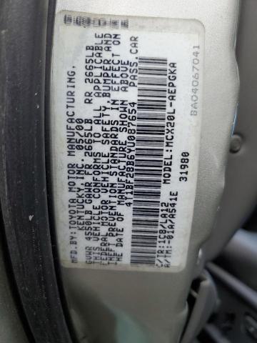 Photo 10 from auction – 2000 TOYOTA AVALON XL with VIN 4T1BF28B6YU087654