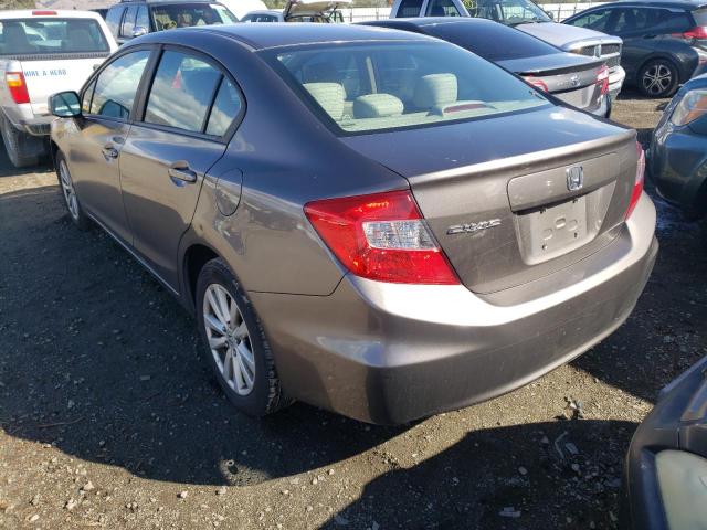 Photo 3 from auction – 2012 HONDA CIVIC EX with VIN 19XFB2F87CE300787