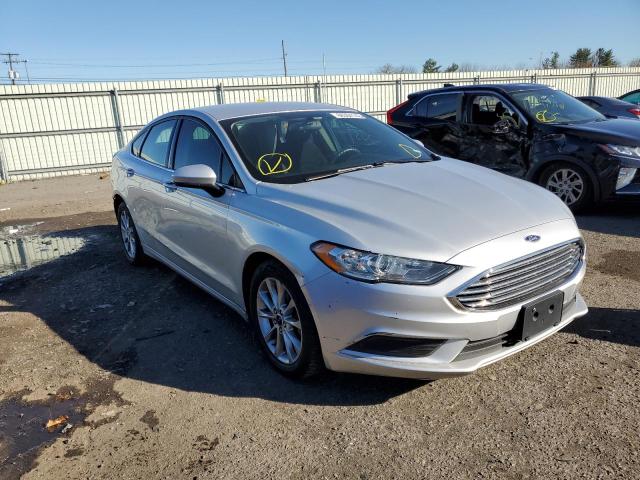 FORD FUSION SE 2017 with VIN 3FA6P0H73HR387376 - Photo from auction