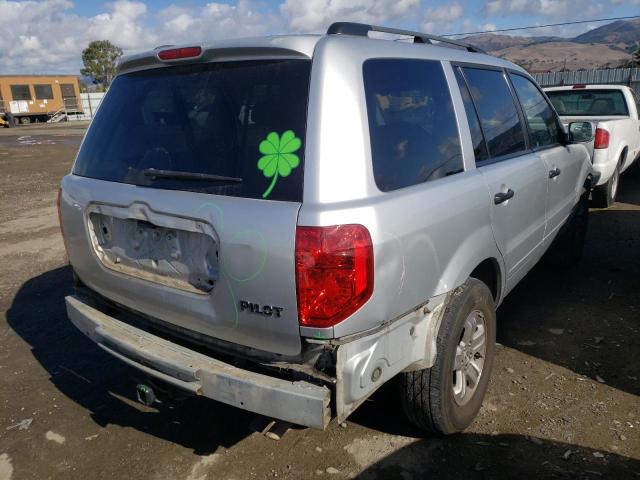 Photo 4 from auction – 2005 HONDA PILOT EXL with VIN 2HKYF18565H549140