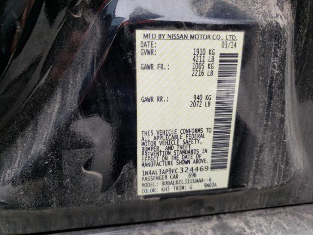 Photo 10 from auction – 2014 NISSAN ALTIMA 2.5 with VIN 1N4AL3AP9EC324469