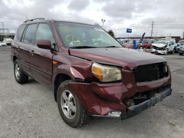 HONDA PILOT EXL 2007 with VIN 5FNYF28537B023569 - Photo from auction