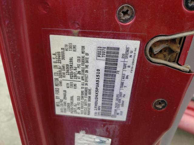 Photo 10 from auction – 1993 FORD EXPLORER with VIN 1FMDU34X5PUA51510