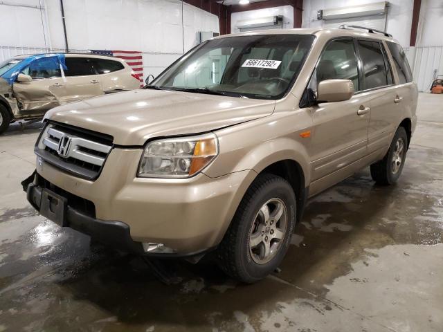 Photo 2 from auction – 2007 HONDA PILOT EX with VIN 2HKYF18427H534936