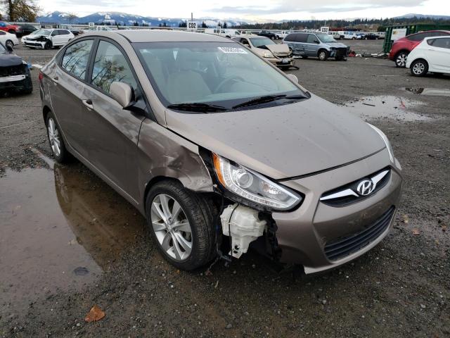 HYUNDAI ACCENT GLS 2014 with VIN KMHCU4AE1EU717697 - Photo from auction