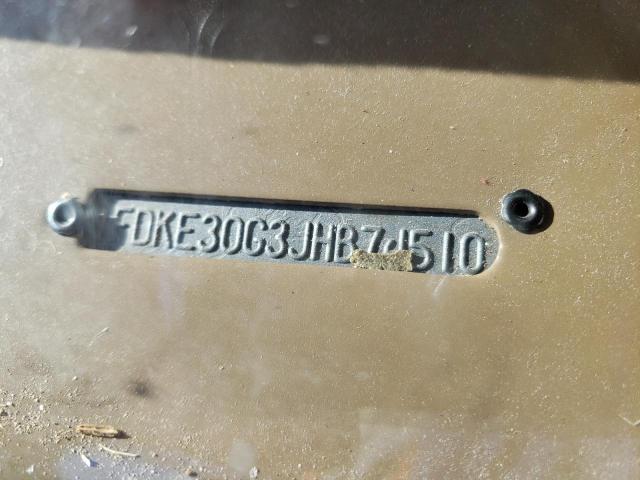 Photo 10 from auction – 1988 TIOG CAMPER with VIN 1FDKE30G3JHB74510