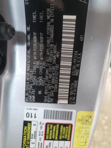 Photo 10 from auction – 2015 TOYOTA SIENNA LE with VIN 5TDKK3DC4FS571182