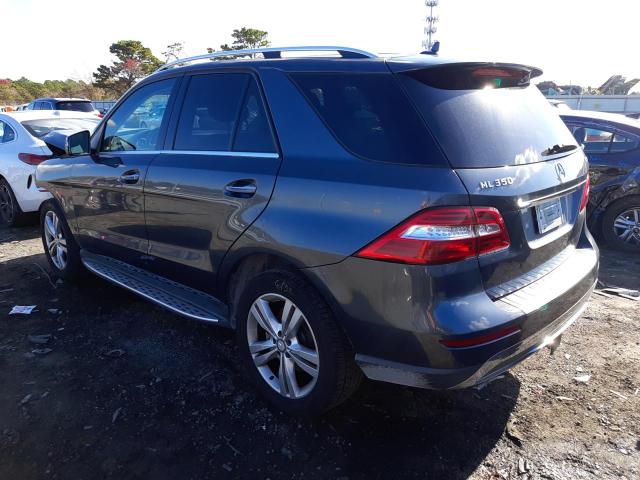 Photo 3 from auction – 2015 MERCEDES-BENZ ML with VIN 4JGDA5HB2FA540241