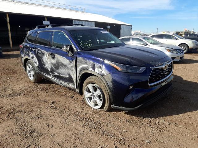 TOYOTA HIGHLANDER 2022 with VIN 5TDZZRAH9NS557256 - Photo from auction