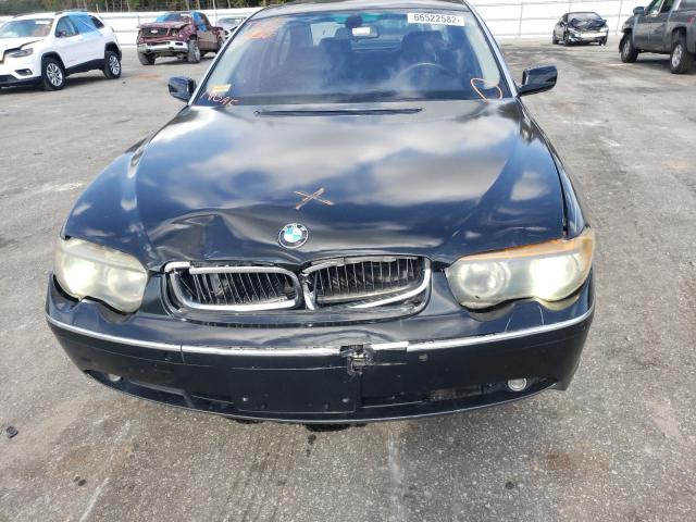 Photo 9 from auction – 2003 BMW 745 LI with VIN WBAGN63433DR13413