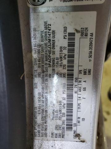 Photo 10 from auction – 2018 FORD FIESTA SE with VIN 3FADP4EJ3JM147472
