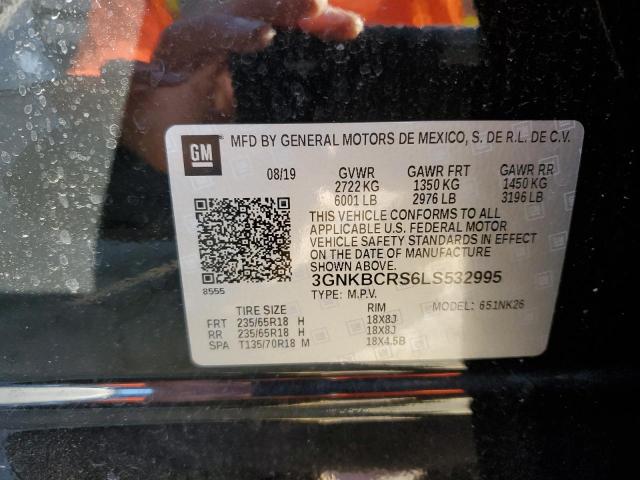 Photo 10 from auction – 2020 CHEVROLET BLAZER 2LT with VIN 3GNKBCRS6LS532995