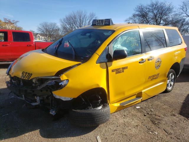 TOYOTA SIENNA L 2020 with VIN 5TDZZ3DC5LS041440 - Photo from auction