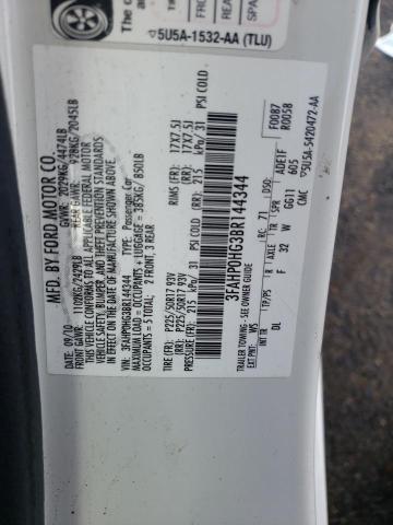 Photo 10 from auction – 2011 FORD FUSION SE with VIN 3FAHP0HG3BR144344