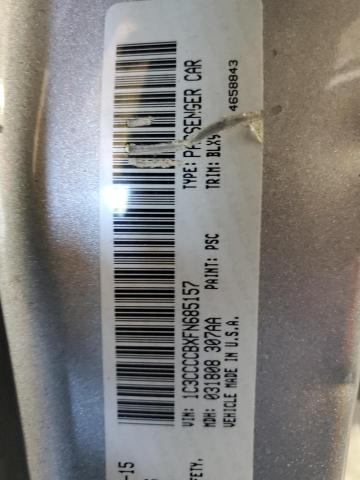 Photo 10 from auction – 2015 CHRYSLER 200 C with VIN 1C3CCCCBXFN685157