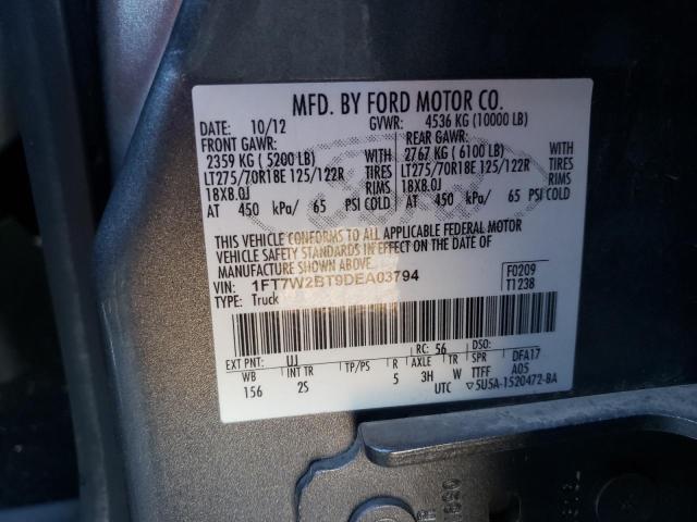 Photo 10 from auction – 2013 FORD F250 SUPER with VIN 1FT7W2BT9DEA03794