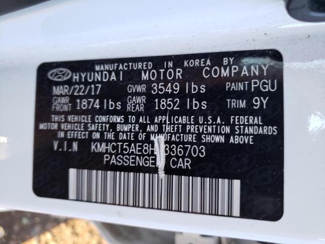 Photo 10 from auction – 2017 HYUNDAI ACCENT SE with VIN KMHCT5AE8HU336703