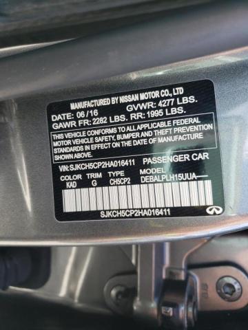 Photo 10 from auction – 2017 INFINITI QX30 BASE with VIN SJKCH5CP2HA016411
