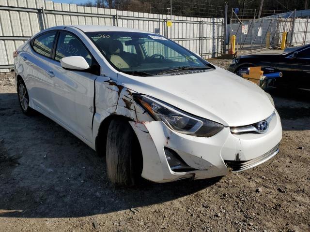 HYUNDAI ELANTRA SE 2016 with VIN 5NPDH4AE9GH706151 - Photo from auction