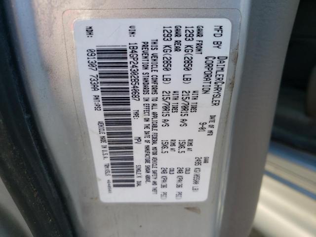 Photo 10 from auction – 2002 DODGE GRAND CARA with VIN 1B4GP24302B540687