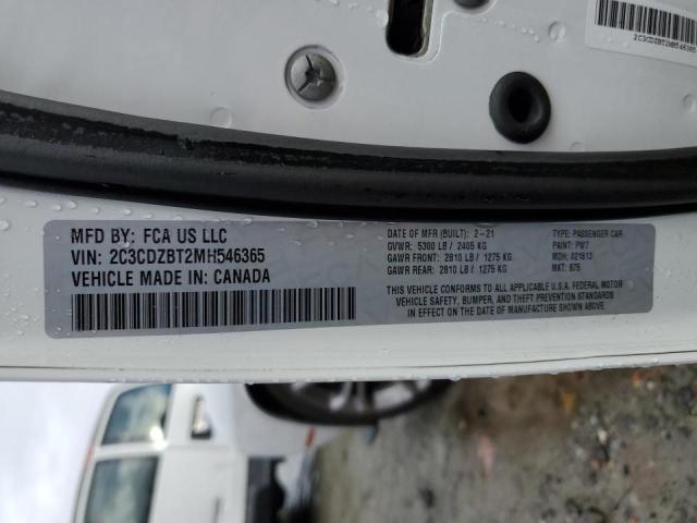 Photo 10 from auction – 2021 DODGE CHALLENGER with VIN 2C3CDZBT2MH546365