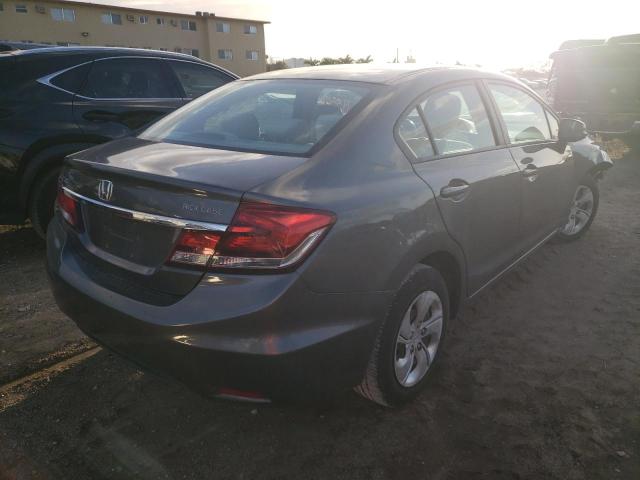 Photo 4 from auction – 2013 HONDA CIVIC LX with VIN 19XFB2F51DE078495