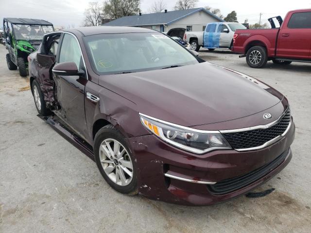 KIA OPTIMA LX 2016 with VIN 5XXGT4L30GG024214 - Photo from auction