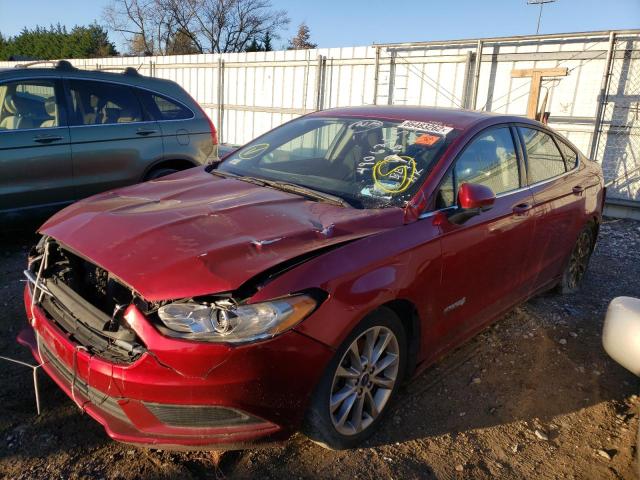 Photo 2 from auction – 2017 FORD FUSION SE with VIN 3FA6P0LUXHR234670