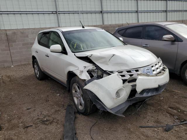 NISSAN MURANO SL 2004 with VIN JN8AZ08T74W221935 - Photo from auction