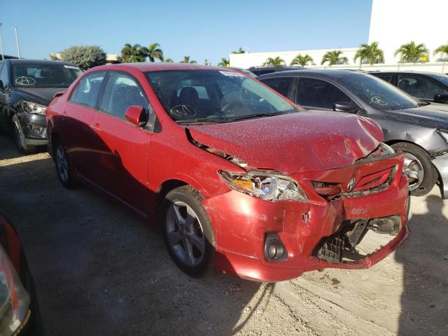 TOYOTA COROLLA BA 2013 مع رقم تعريف المركبة 2T1BU4EE1DC971349 - صورة من المزاد