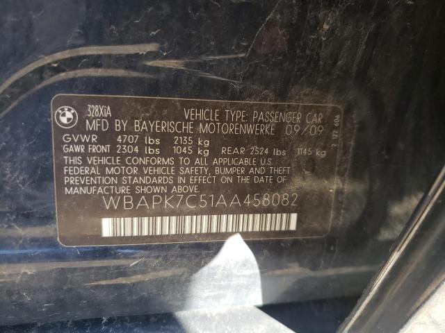 Photo 10 from auction – 2010 BMW 328 XI with VIN WBAPK7C51AA458082