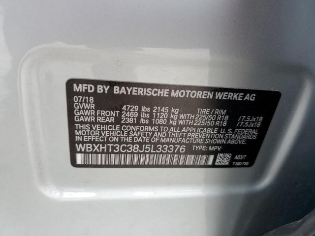 Photo 10 from auction – 2018 BMW X1 XDRIVE2 with VIN WBXHT3C38J5L33376