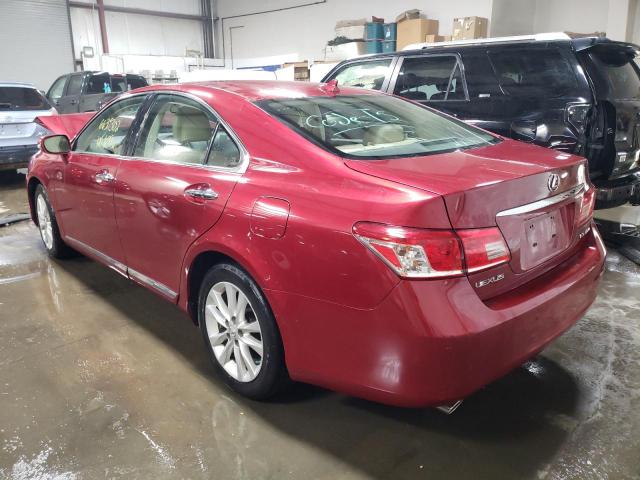 Photo 3 from auction – 2010 LEXUS ES 350 with VIN JTHBK1EG2A2386696