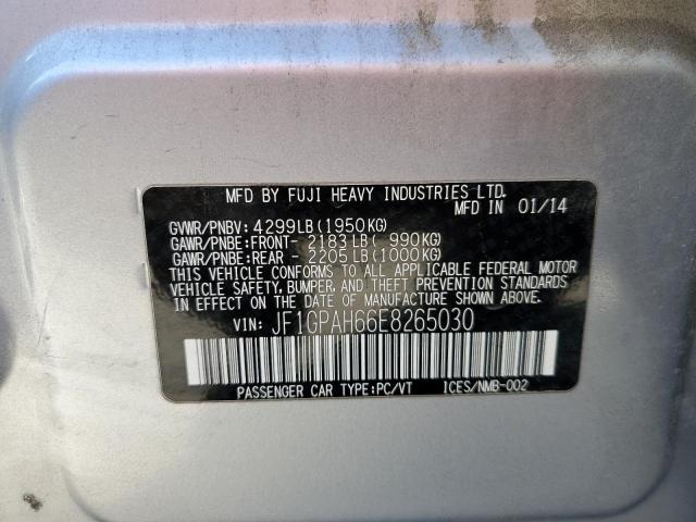 Photo 10 from auction – 2014 SUBARU IMPREZA LI with VIN JF1GPAH66E8265030