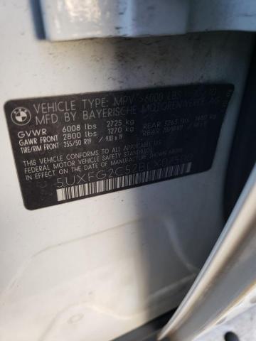 Photo 10 from auction – 2011 BMW X6 XDRIVE3 with VIN 5UXFG2C52BLX07500