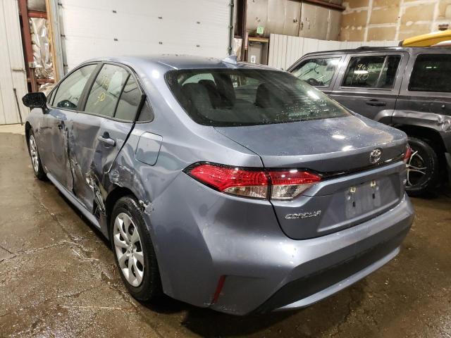 Photo 3 from auction – 2022 TOYOTA COROLLA LE with VIN 5YFEPMAE3NP337388
