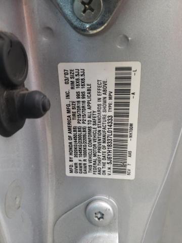 Photo 10 from auction – 2007 HONDA ELEMENT LX with VIN 5J6YH18337L014333